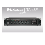 TA-48F 100V pojačalo snage 480W