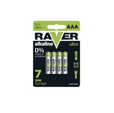 Baterija alkalna, LR03 AAA 1.5V REVER 4/1