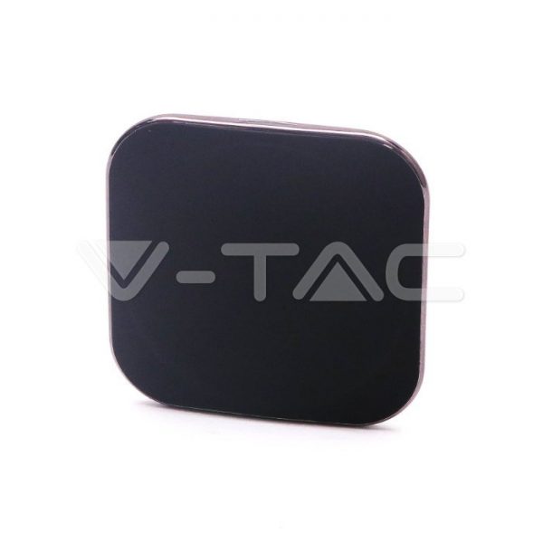 Bežični punjač od 10 W za pametne telefone crne boje V-TAC