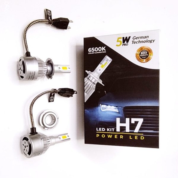 LED KOMPLET ZA AUTO H7 - 12/24V 6500K - 5WPRO