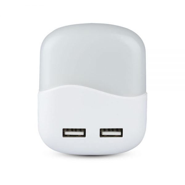 NOĆNO SVJETLO SA SENZOROM  PLUS 2X USB V TAC