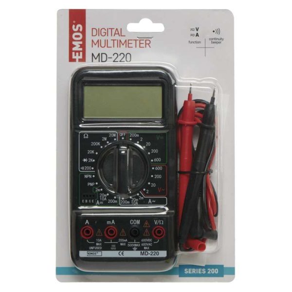 MULTIMETAR M2092 DC-200MV-1000V AC-2MA-20A