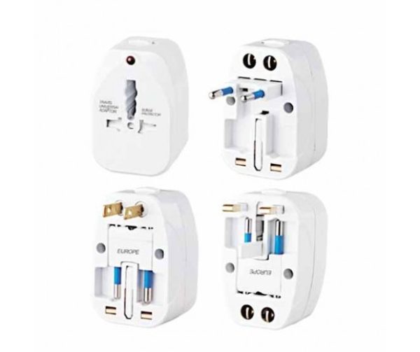 UNIVERZALNI PUTNI ADAPTER - BIJELI