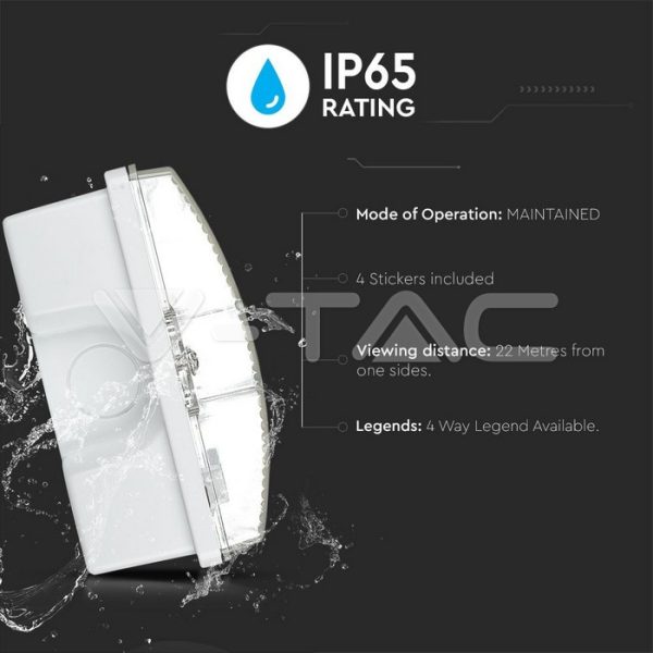 LED SVJETILJKA - PANIK - 3W/3h/6400K/IP65 V-tac