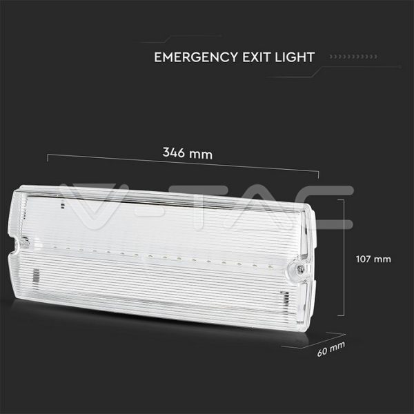 LED SVJETILJKA - PANIK - 3W/3h/6400K/IP65 V-tac