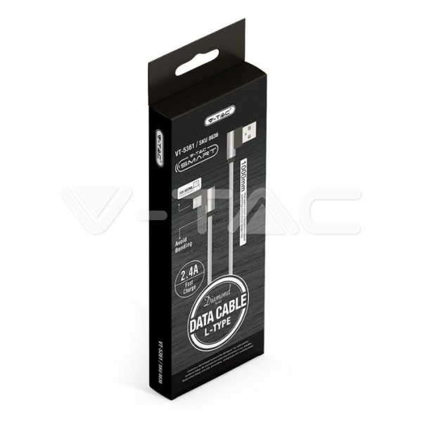 USB KABAL ZA MOBILNE TELEFONE - 1m - SIVI - MICRO USB