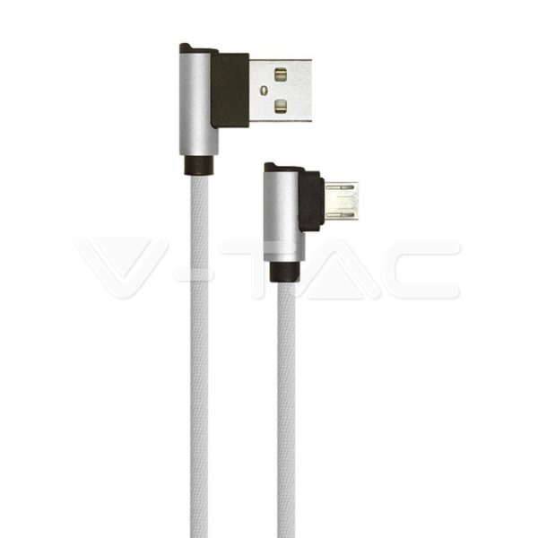 USB KABAL ZA MOBILNE TELEFONE - 1m - SIVI - MICRO USB