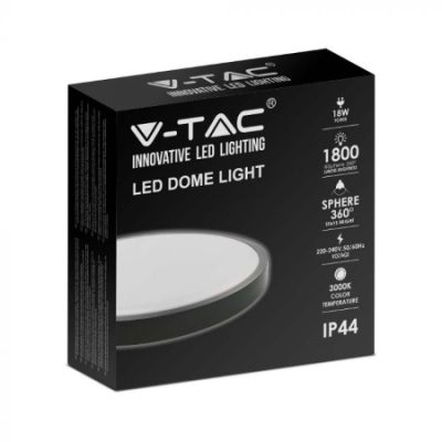 7633-b_2 Led Panel - NADGRADNI CRNI OKVIR 24W 6500K V-tac sa IP Zaštitom