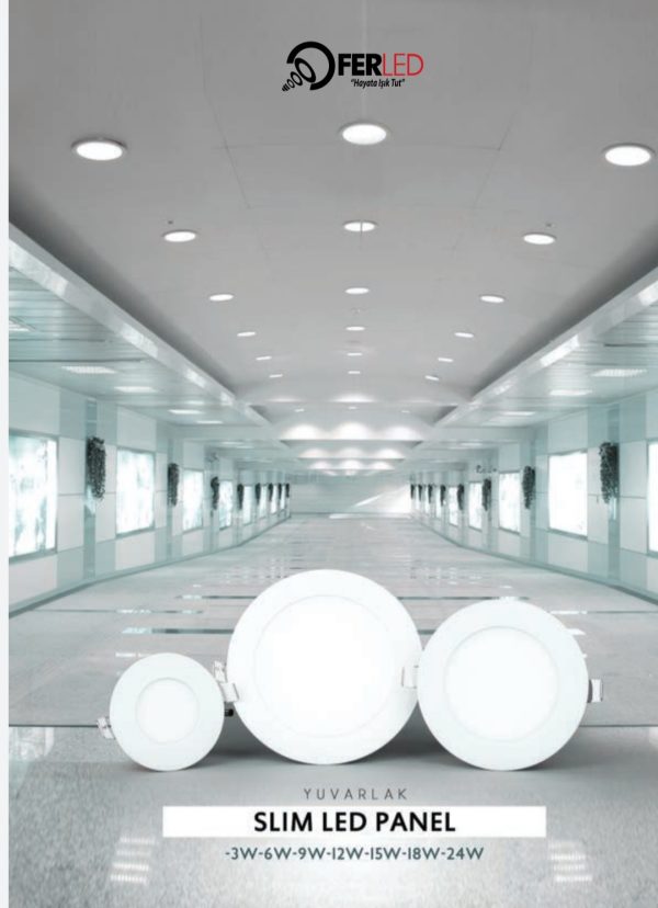 LED UGRADNI KRUG PANEL 18W / FERLED