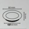LED UGRADNI KRUG PANEL 3W / FERLED
