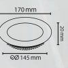 LED UGRADNI KRUG PANEL 12W / FERLED