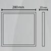 LED NADGRADNI PANEL -KOCKA 24W 6500K FERLED