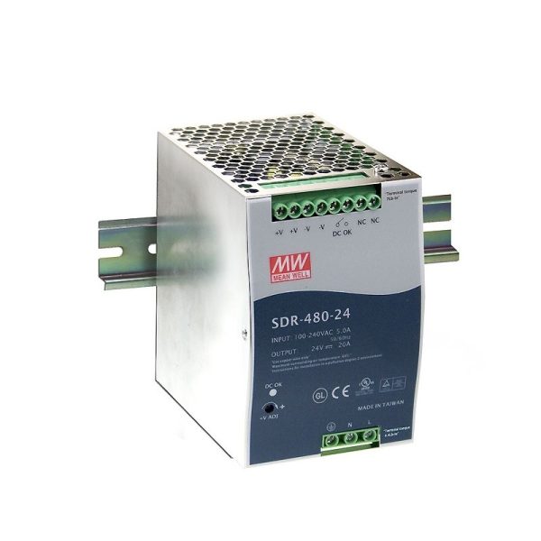 sdr-480-24-mean-well 110 MEAN WELL napajanje SDR-480-24