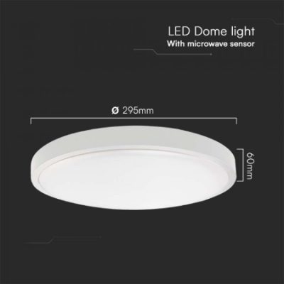 Led Plafonjera sa Senzorom i daljinskim upravljačem 18W 6500K V-tac