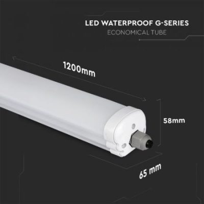 Led Vodotijesna Svjetiljka 120cm 36w V-tac