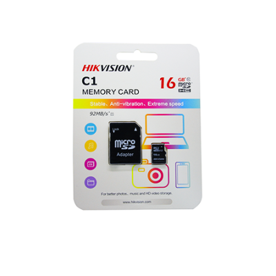 MicroSD karta 16GB HIKVISION