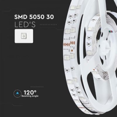 212124-i2 LED Traka 4W/M 30led RGB IP20 V-tac