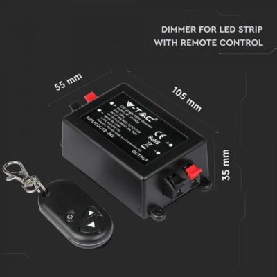 3300-d_754 Dimmer za Led Traku sa Daljinskim upravljačem 96W V-tac