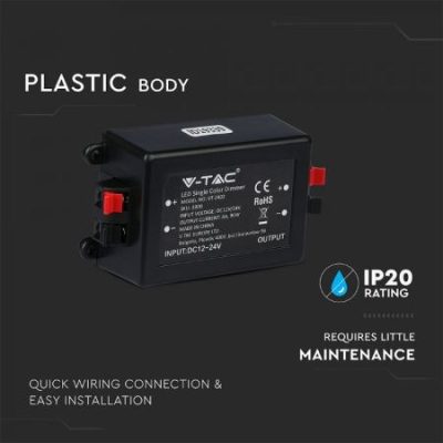 3300-i2_755 Dimmer za Led Traku sa Daljinskim upravljačem 96W V-tac