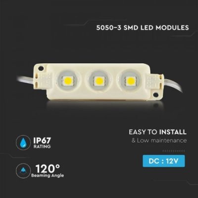 Led Modul RGB samoljepljivi IP67 3 Led 12V V-tac