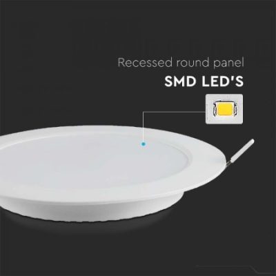 Led Panel Ugradni Krug 3W 4000K V-tac
