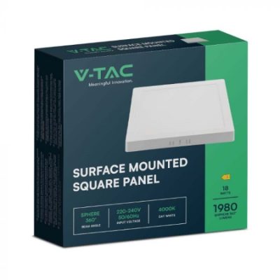 Led Panel NADGRADNI Kocka 18w 6500K V-tac