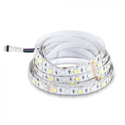 LED Traka 10,8W/M 60led RGB+W(bijela)  IP20 V-tac