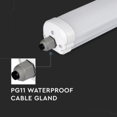 Led Vodotijesna Svjetiljka 60cm 18W 6400k V-tac