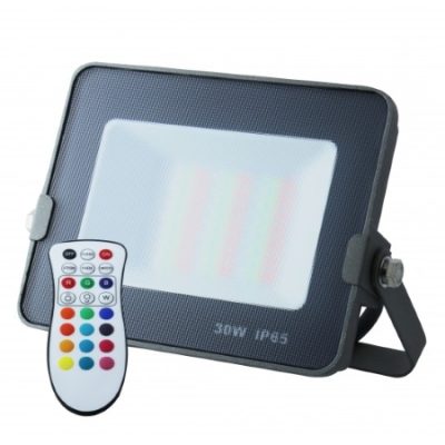 LED reflektor RGB SMD 50W IP65 tamno sivi Mitea