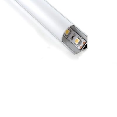 AL profil Ugaoni za LED Traku sa difuzorom 2m Sivi