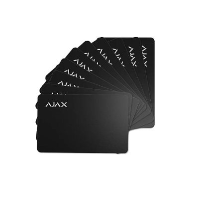 AjaxPassBlack10 Ajax Pass Identifikacijska kartica 3Kom Crna