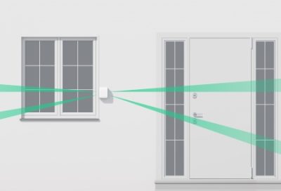 Ajax Dual Curtain Outdoor -Dvosmjerni detektor pokreta Bijeli