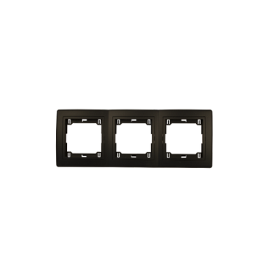 art_6703_E1E1_product_cover Dekorativna maska za PRESTIGE horizontalna trostruka crna Aling