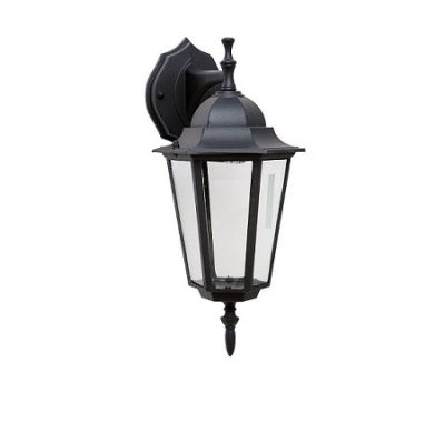 Zidni Fenjer Crni IP54 E27