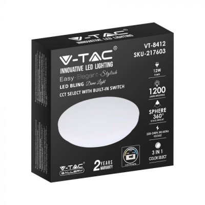 MILKY LED PLAFONJERE 12W