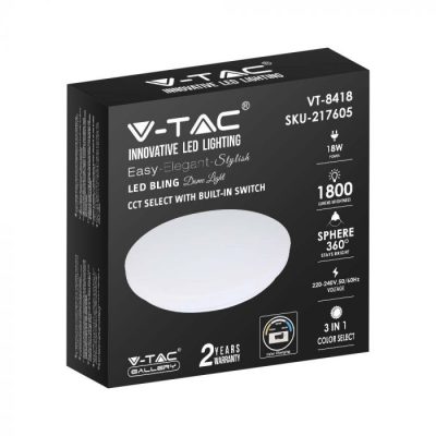 pak 18w MILKY LED PLAFONJERA 18W