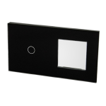 ELEKTRO SMART stakleni panel za prekidač x1 jednostruki okvir