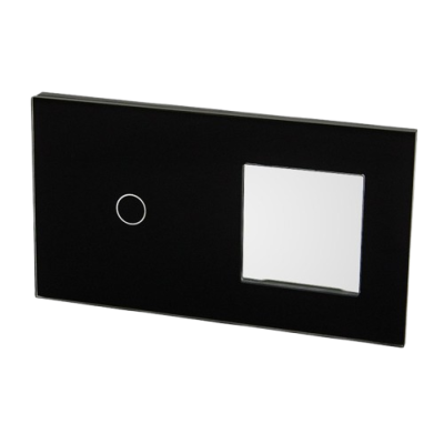 ELEKTRO SMART stakleni panel za prekidač x1 jednostruki okvir