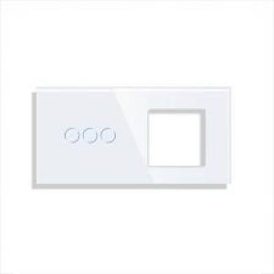 ELEKTRO SMART stakleni panel za prekidače x3 jednostruki okvir