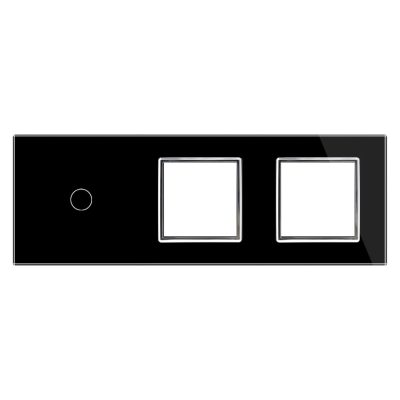 18 ELEKTRO SMART stakleni panel za prekidače 1 dvostruki okvir