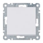 Prekidač obični bez tinjalice K.N. - Srebreni