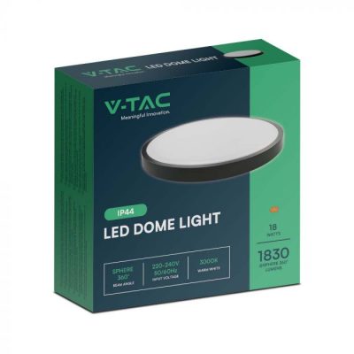 NADGRADNI LED PANEL 18W CRNI OKVIR