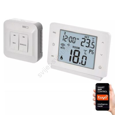 Termostat sobni bežični WI-FI 16A 230V Go Smart