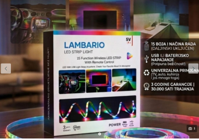 Snimka zaslona 2026-09-07 115323 SET RGB LED TRAKE OD 3 METRA SA PRIKLJUČKOM NAPAJANJA NA USB I BATERIJE