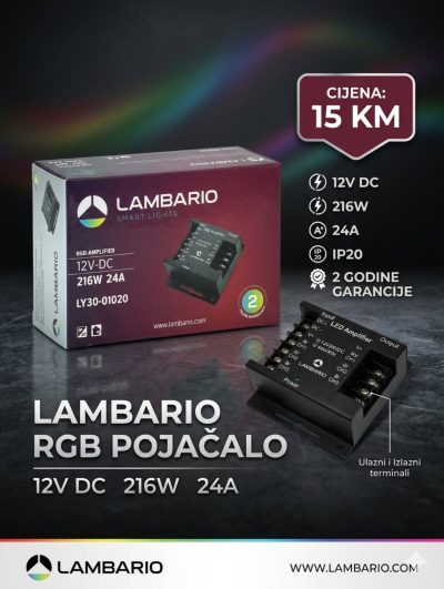 viber_slika_2026-09-02_13-07-33-041 LAMBARIO RGB Pojačalo (Amplifier) 12V DC 216W 24A