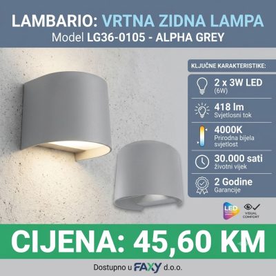 viber_slika_2026-09-04_13-37-57-842 LAMBARIO vrtnu zidnu lampu (Model LG36-0105 - Alpha Grey)