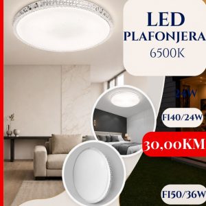 LED PLAFONJERA 24W FI140 65000K