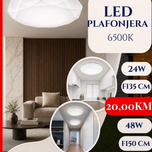 LED PLAFONJERA 24W FI140 65000K