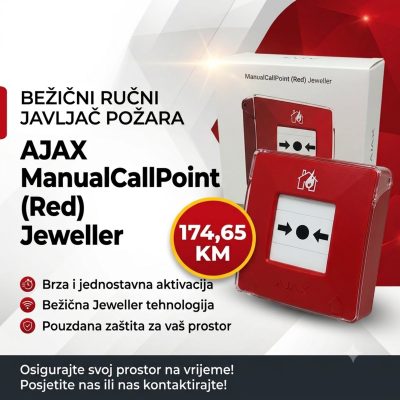 Ajax ManualCallPoint (Red) Jeweller